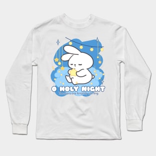 Whispers of the Silent Night: Loppi Tokki's Christmas Serenity on Cloud Nine! Long Sleeve T-Shirt